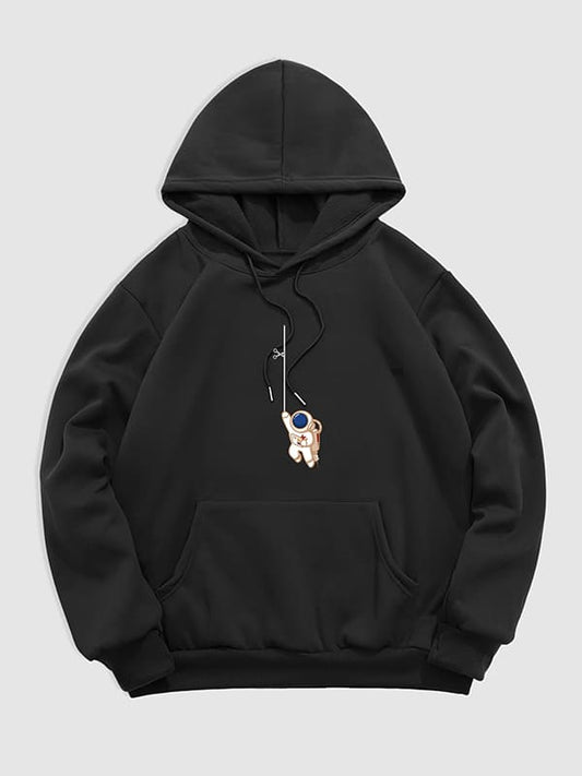 Men's Astronaut Print Hoodie