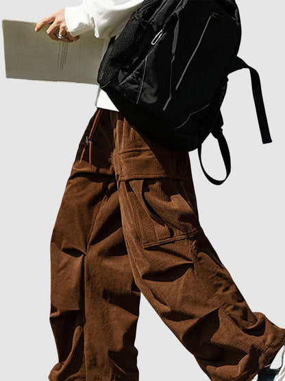 Men's Casual Corduroy Cargo Pants