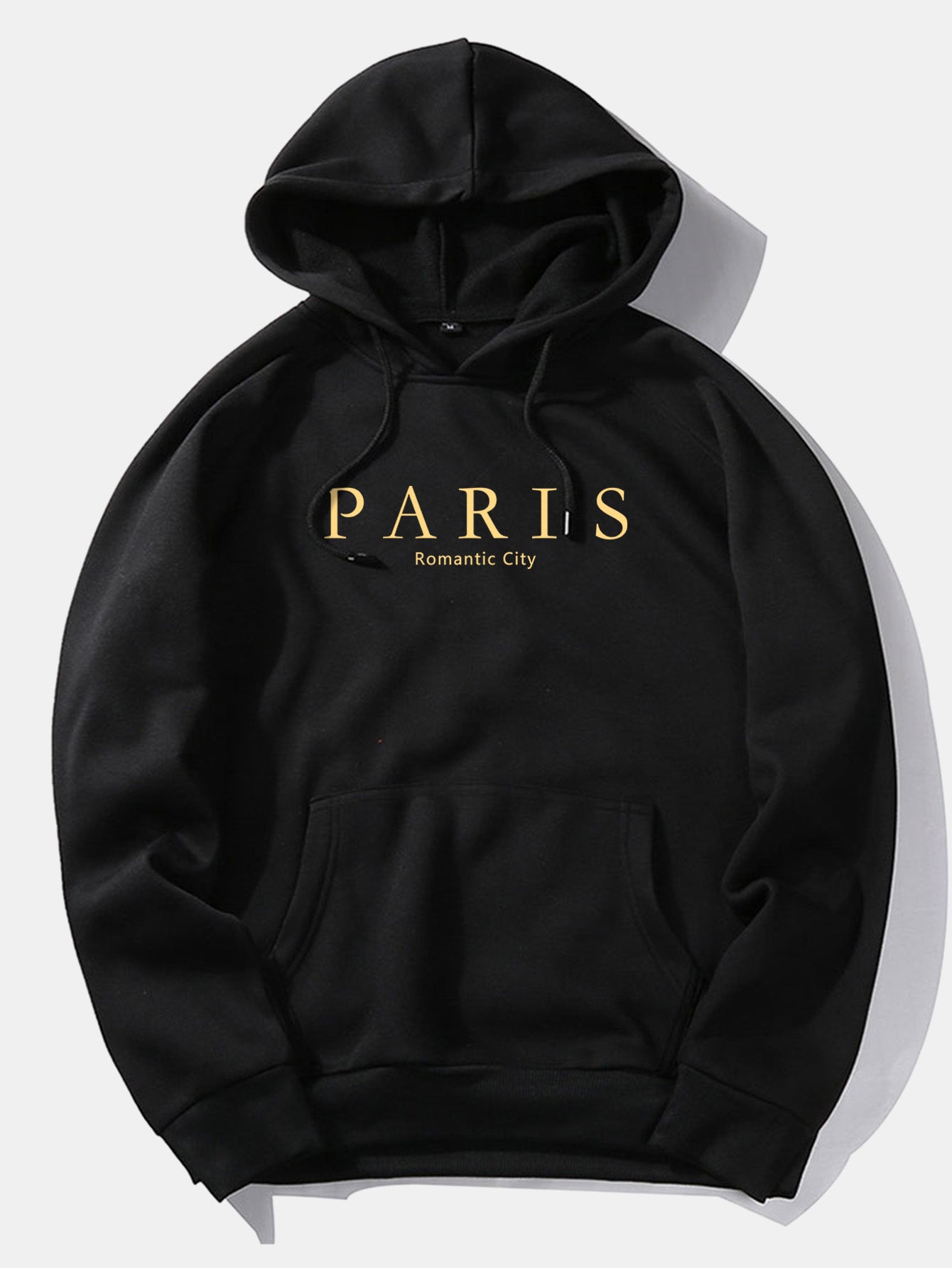 Paris Slogan Print Hoodie