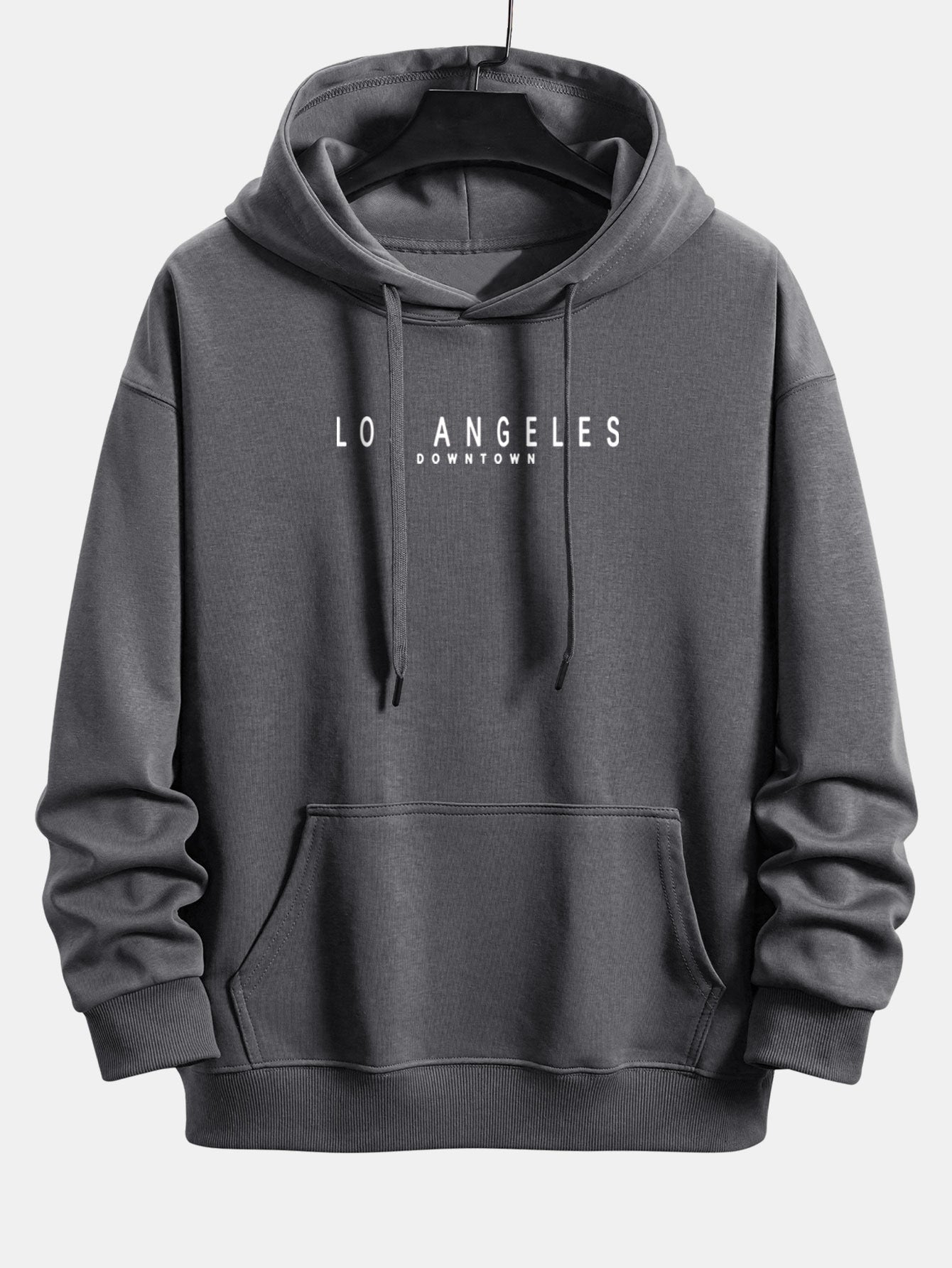 Los Angeles Print Relax Fit Hoodie & Jogging Pants