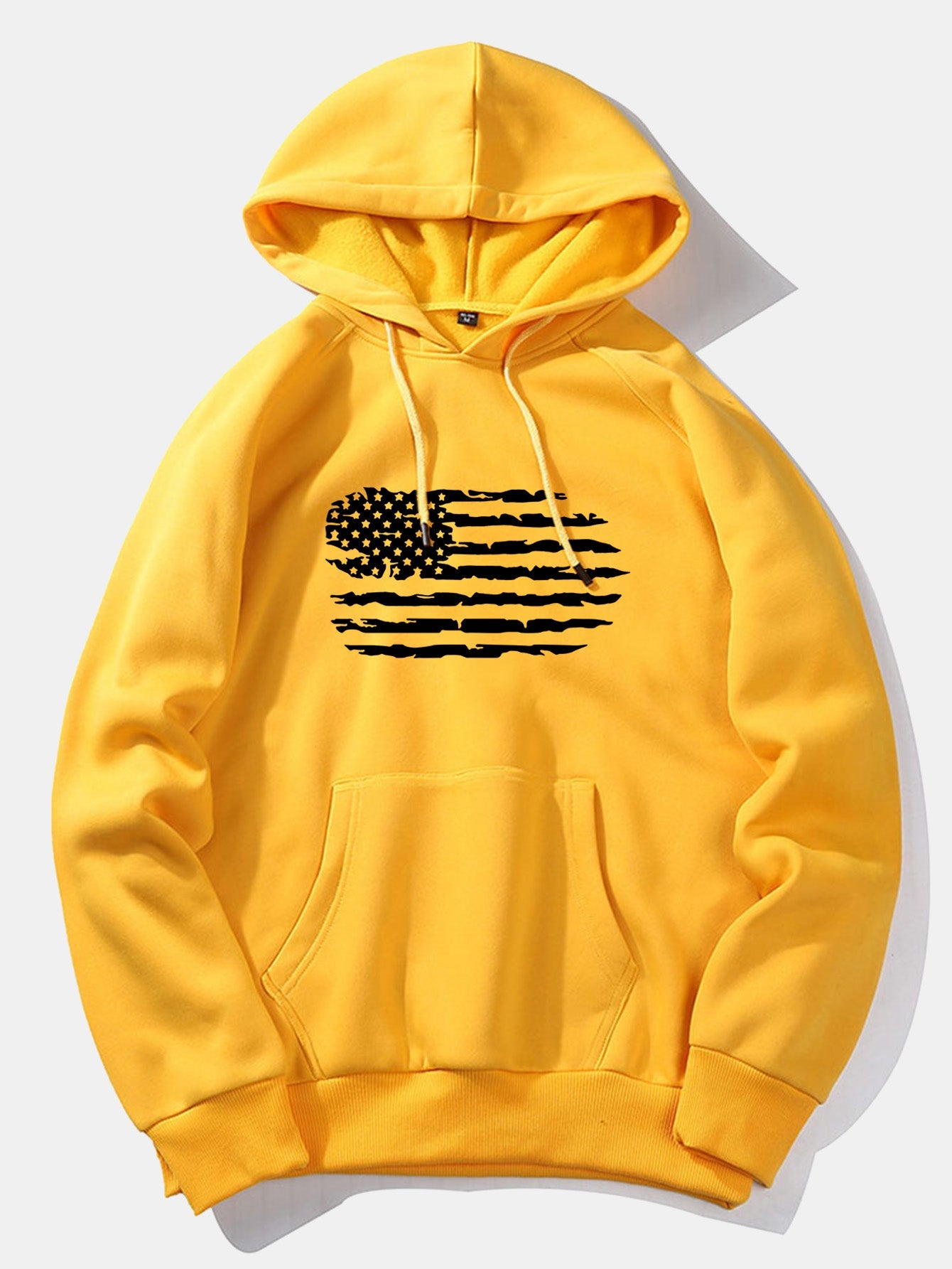 American Flag Print Hoodie