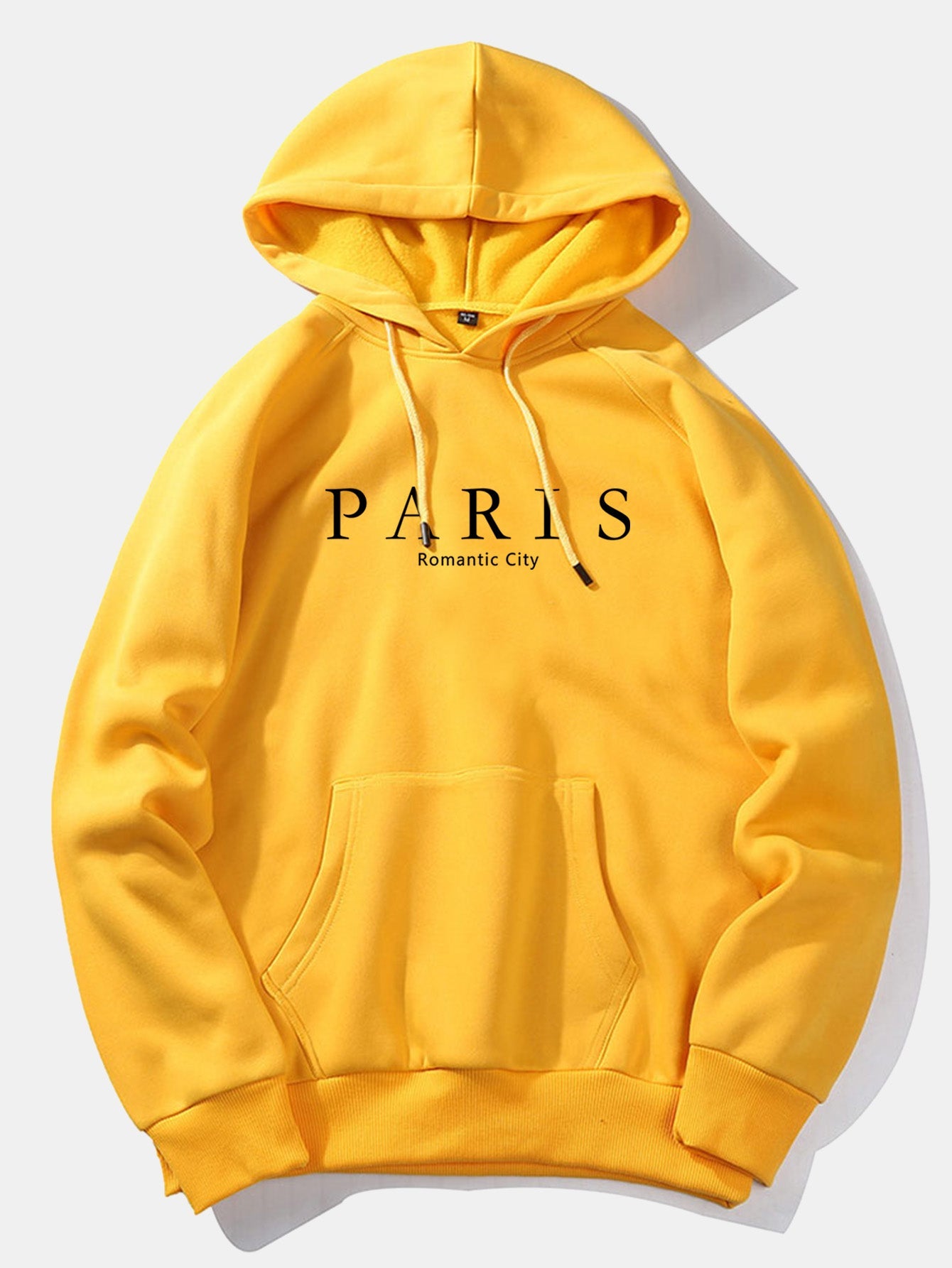 Paris Slogan Print Hoodie