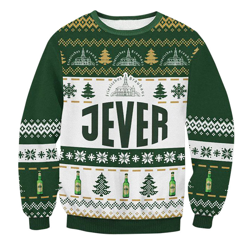 Men's 3D Print Ugly Christmas Sweatshirt