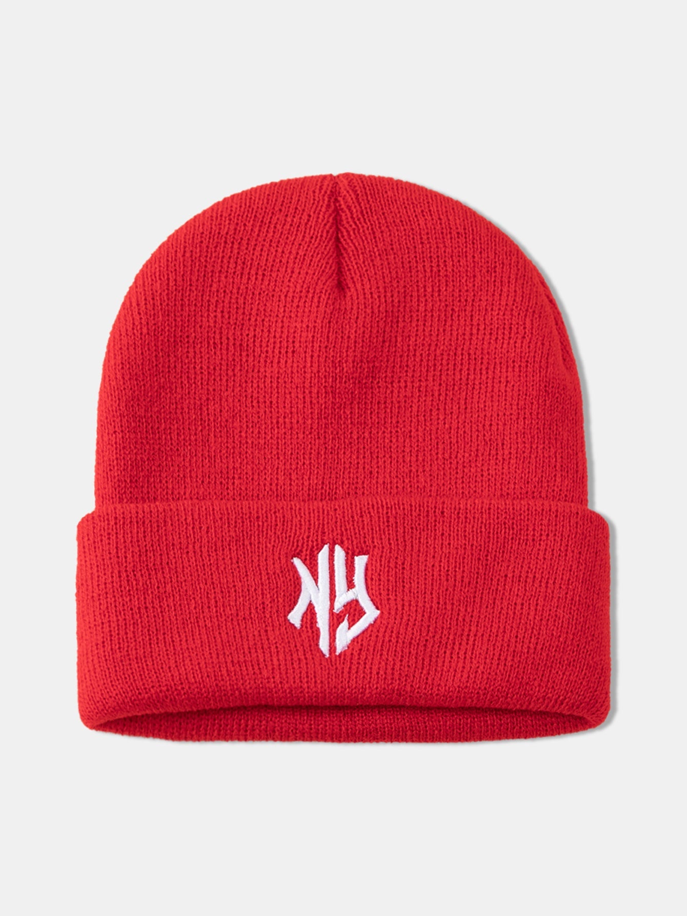 3D NY Letter Embroidery Pattern Casual Versatile Knitted Hat