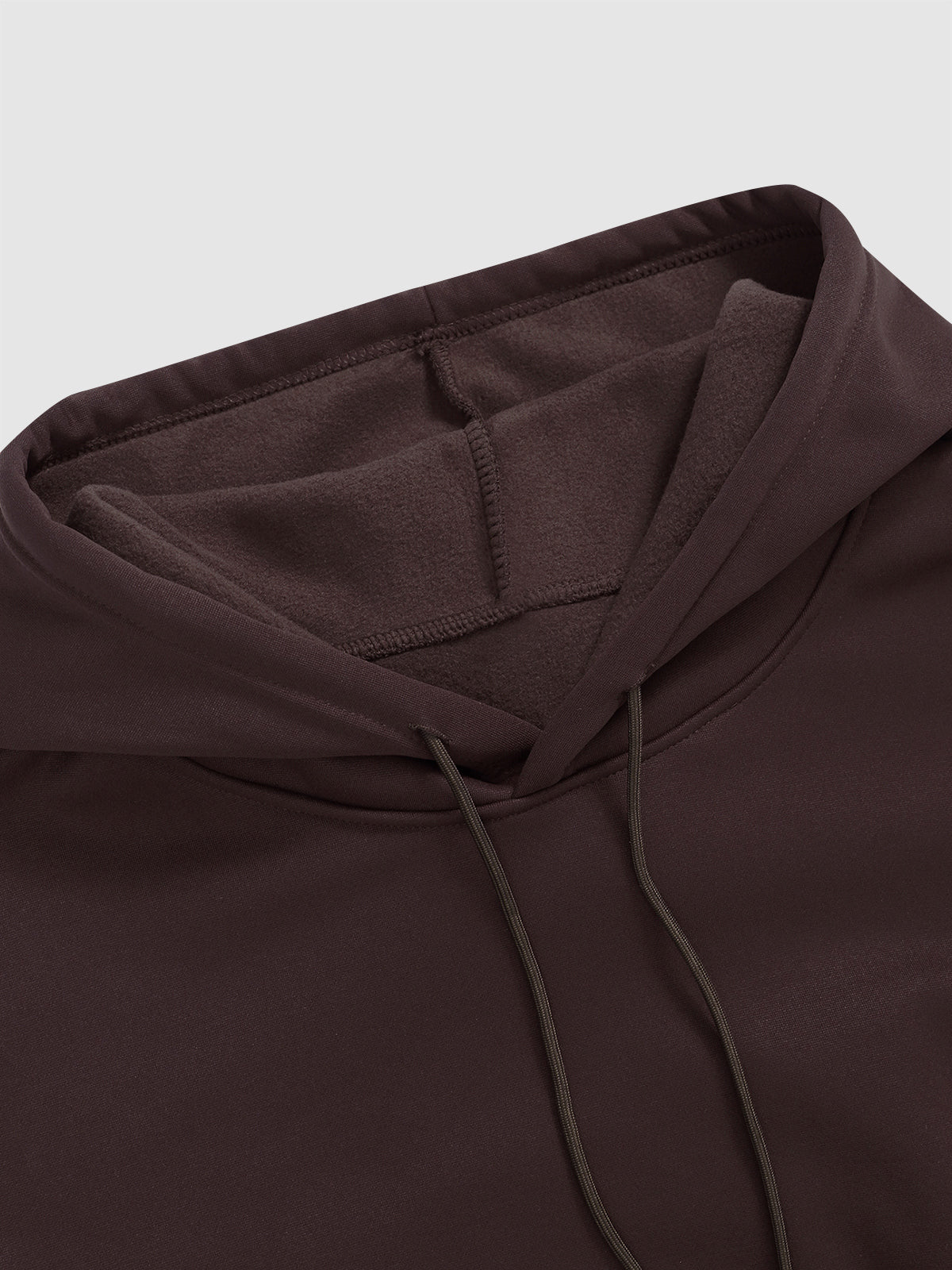 Men's Fleece Lined Pullover Drawstring Hoodie