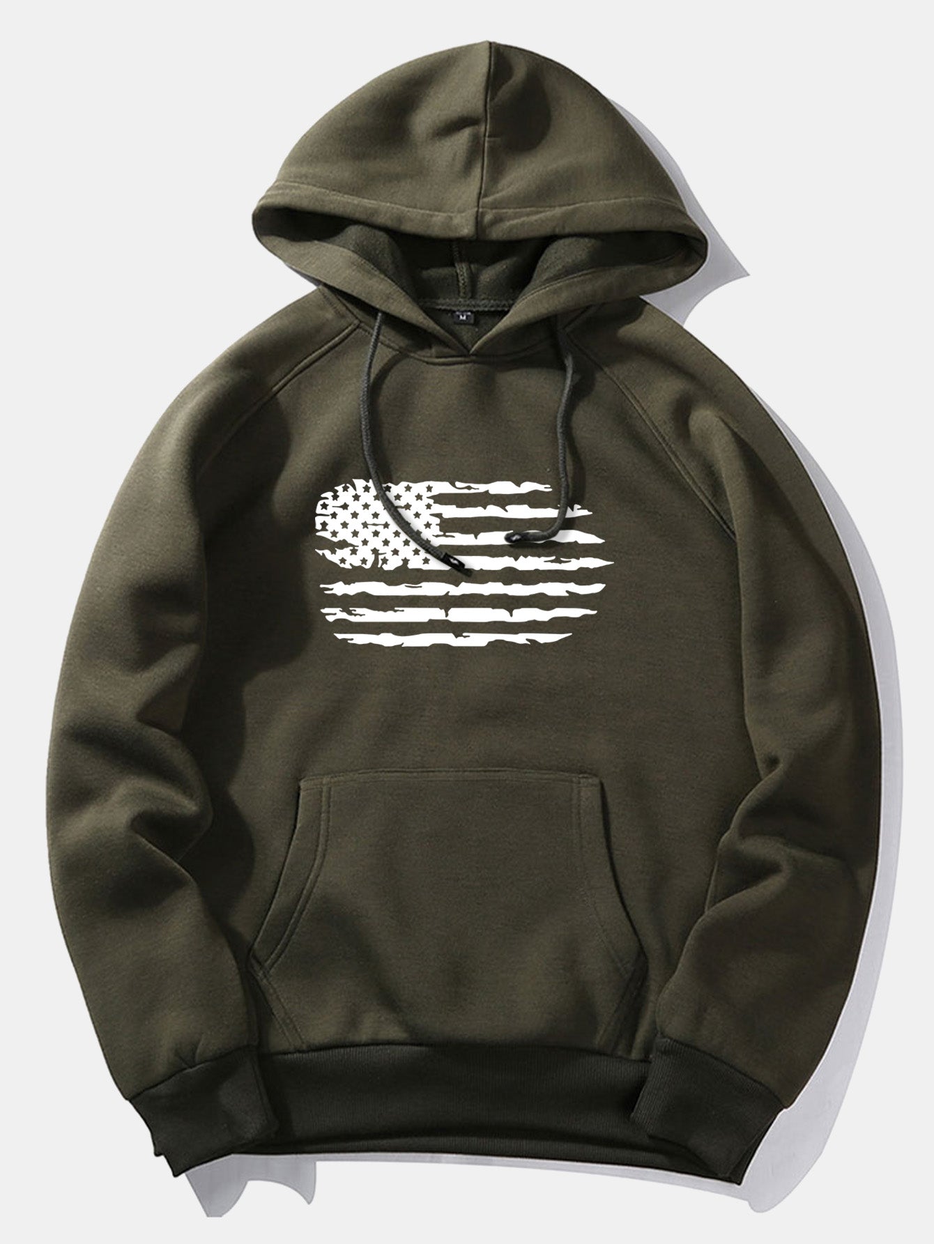 American Flag Print Hoodie