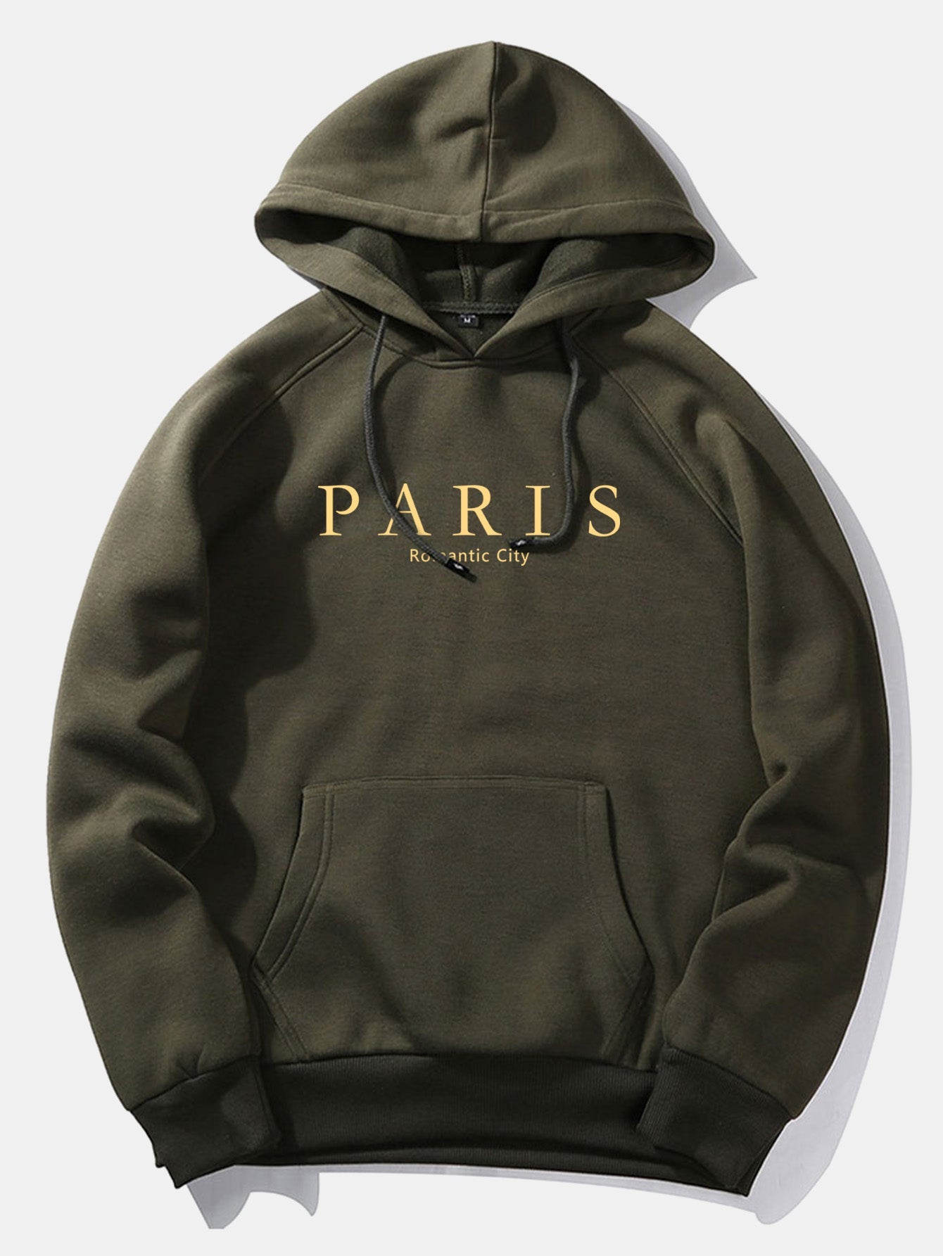 Paris Slogan Print Hoodie