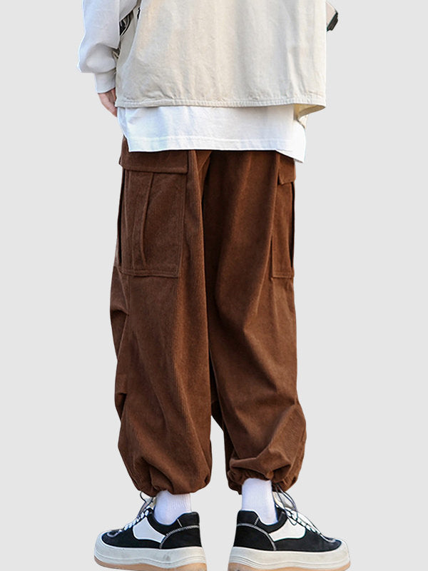 Men's Casual Corduroy Cargo Pants