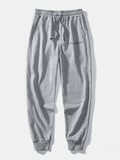 Los Angeles Print Relax Fit Hoodie & Jogging Pants