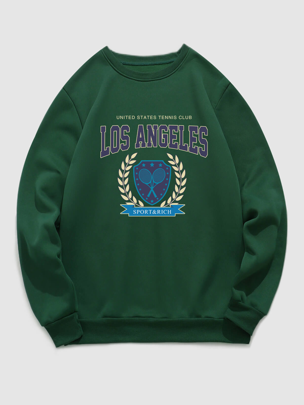 Men's Los Angeles Tennis Club Printed Crew Neck Sweatshirt