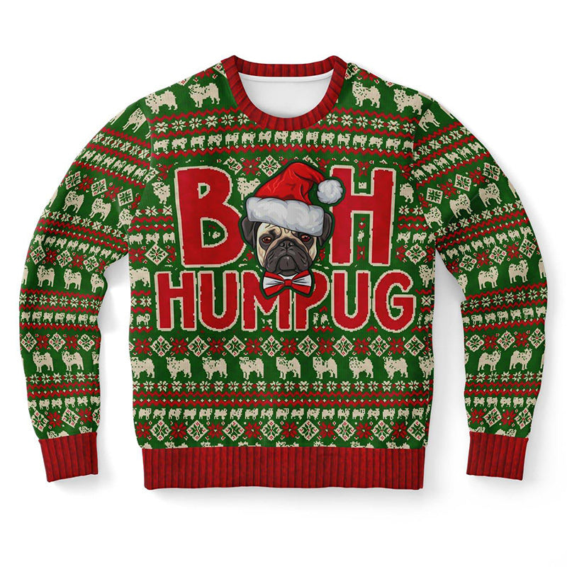 Fun Printed Christmas Ugly Sweatshirt