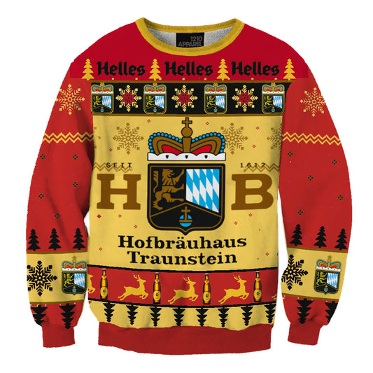 Unisex Helle 3D Ugly Christmas Sweater