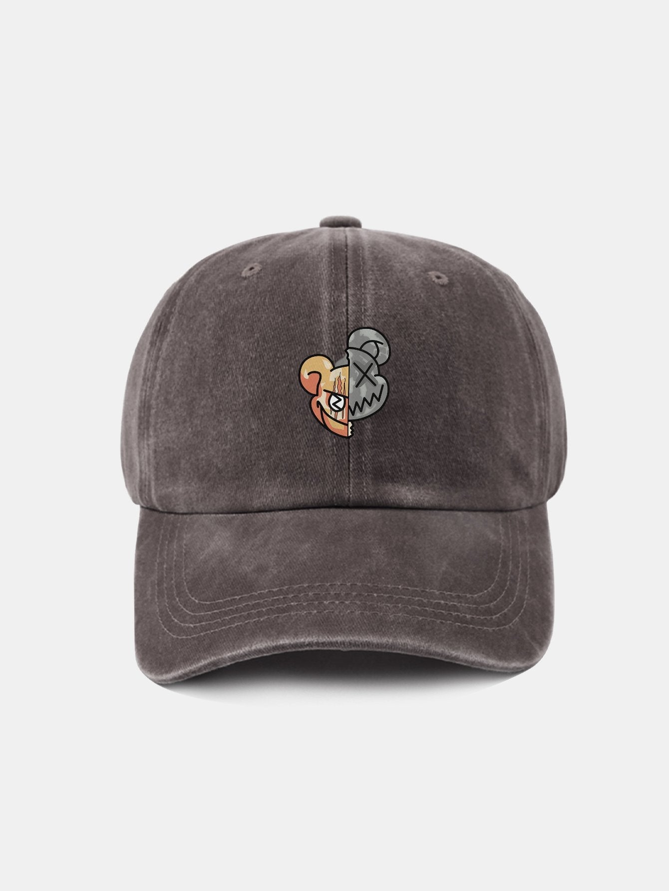 Bear Cartoon Pattern Casual Style Baseball Cap