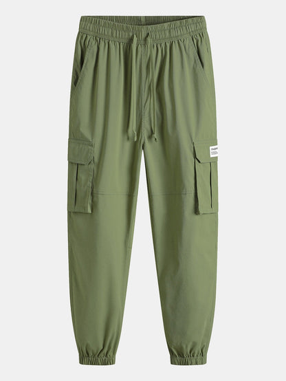 Drawstring Cargo Jogging Pants