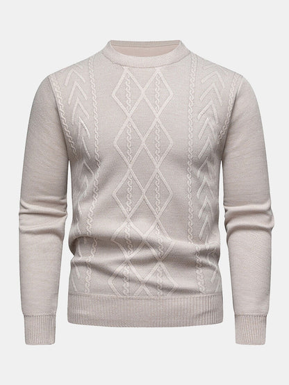 Geometric Jacquard Sweater