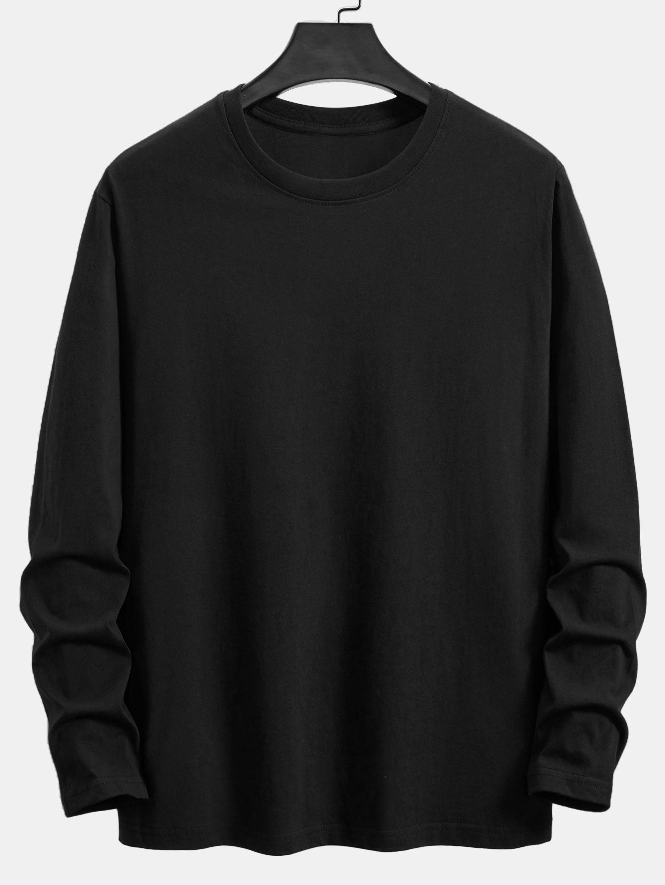 Basic Long Sleeve Cotton T-Shirt