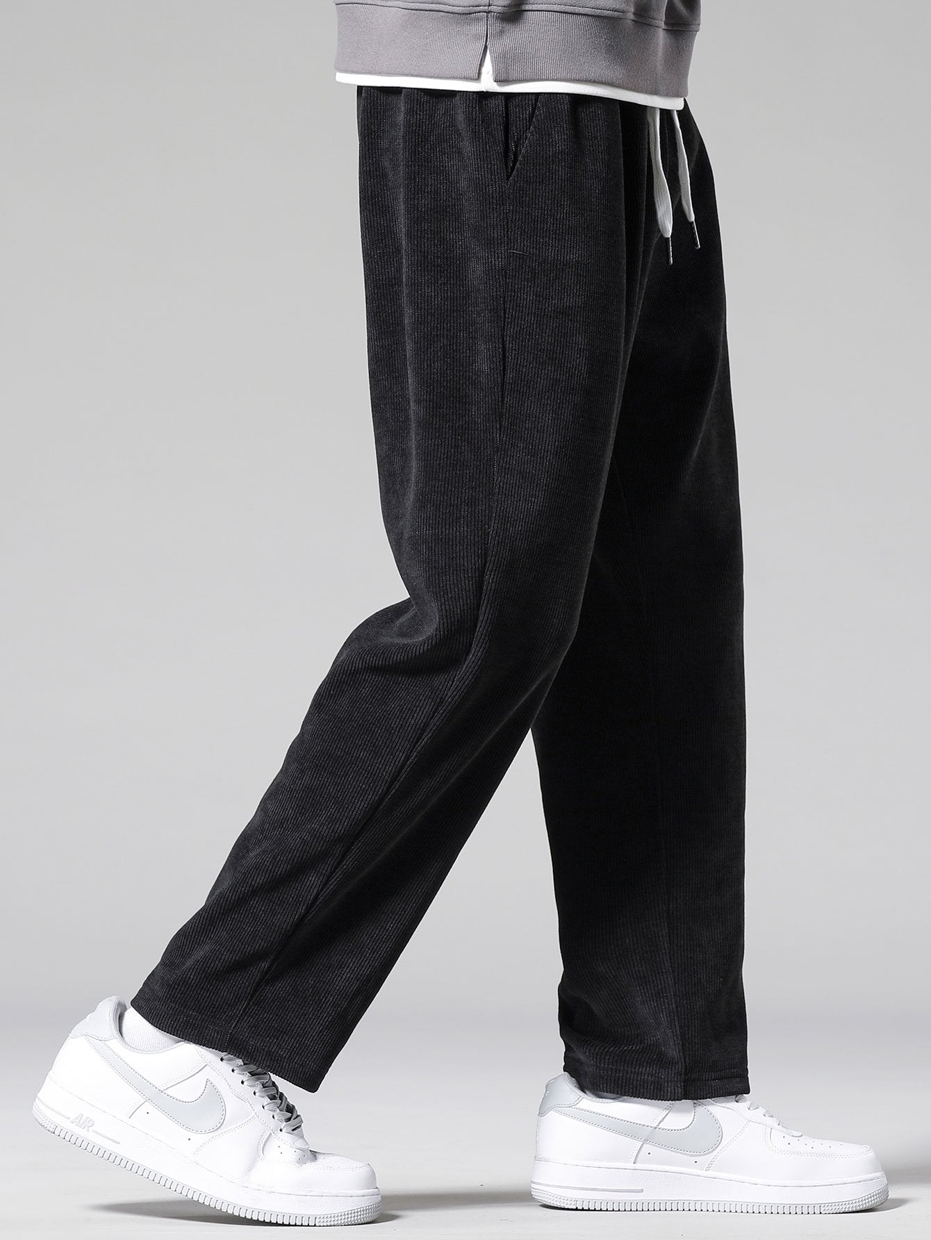 Straight Leg Corduroy Pants