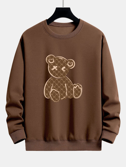 Bear Print Relax Fit Sweatshirt