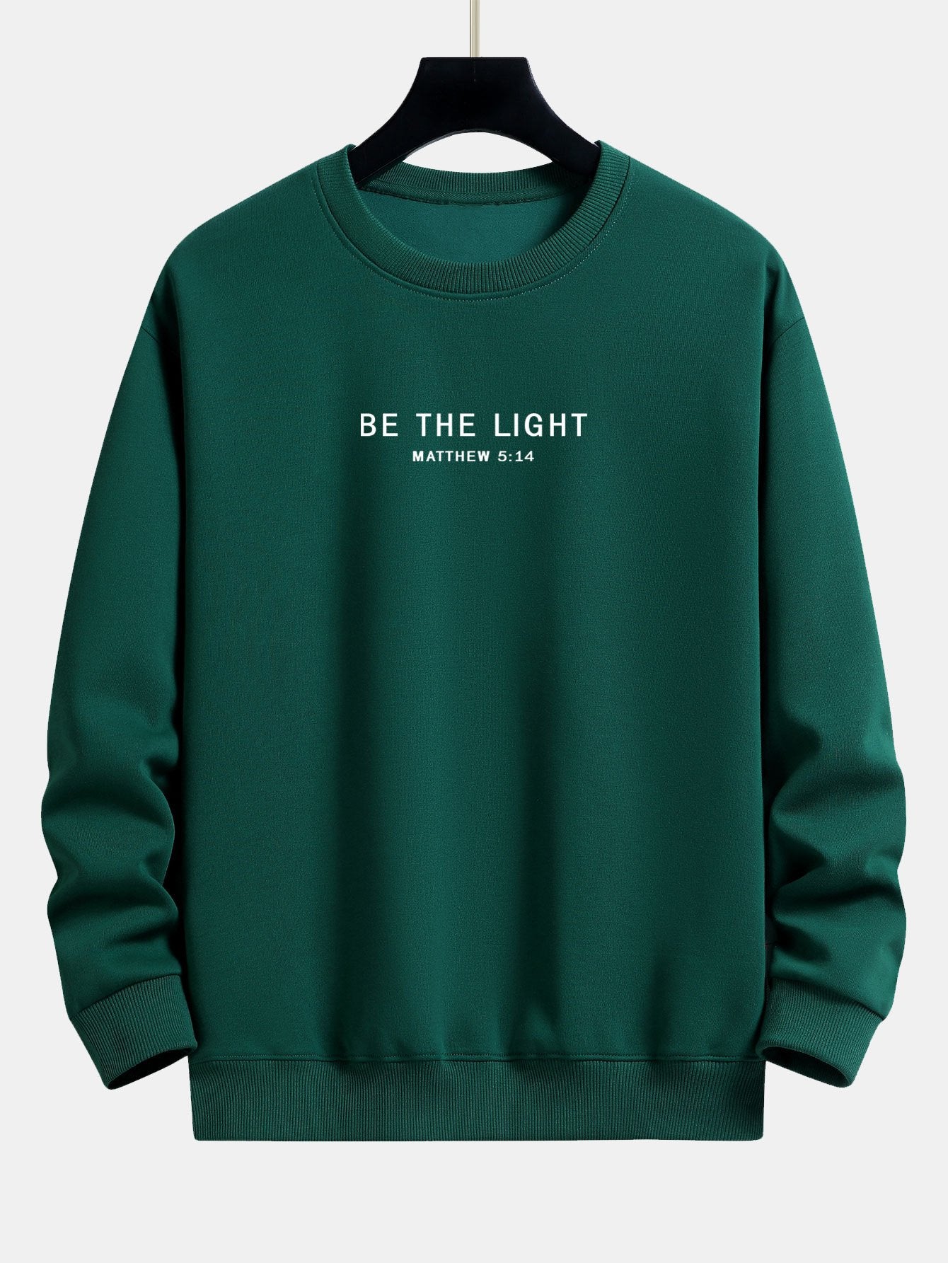 Be The Light Print Relax Fit Sweatshirt