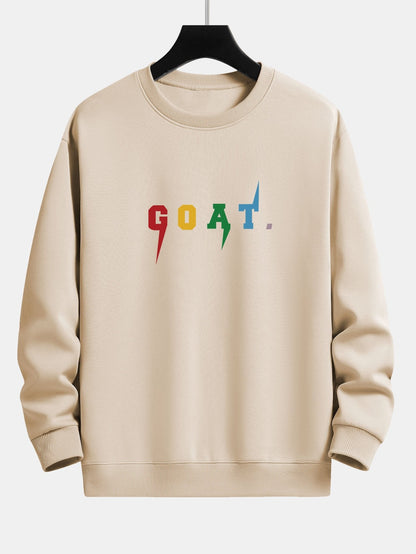 Goat Print Relax Fit Sweatshirt