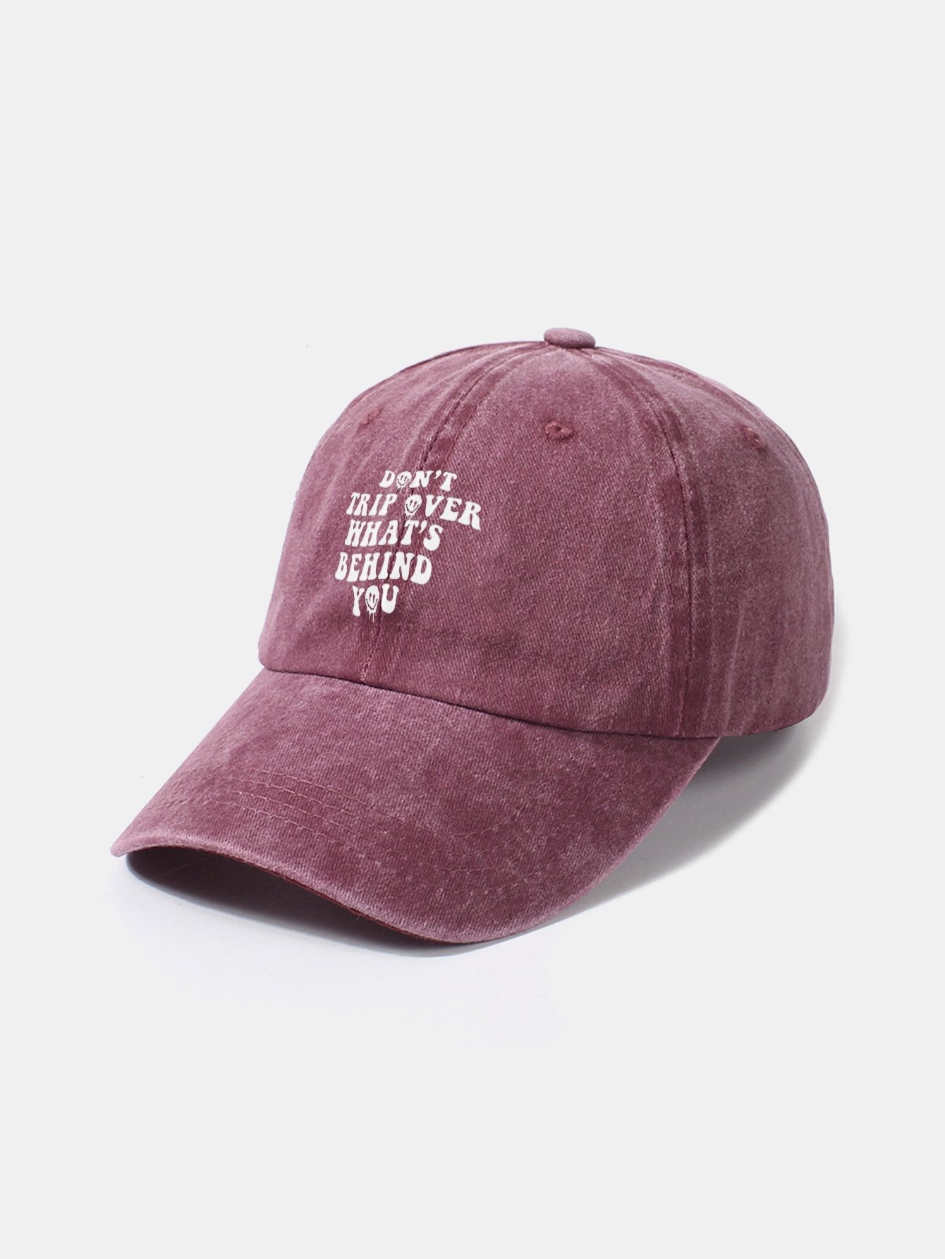 Personalized Slogan Classic Retro Washed Cotton Baseball Cap