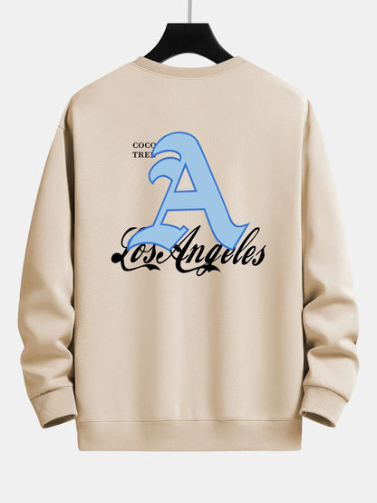 Los Angeles Print Relax Fit Sweatshirt