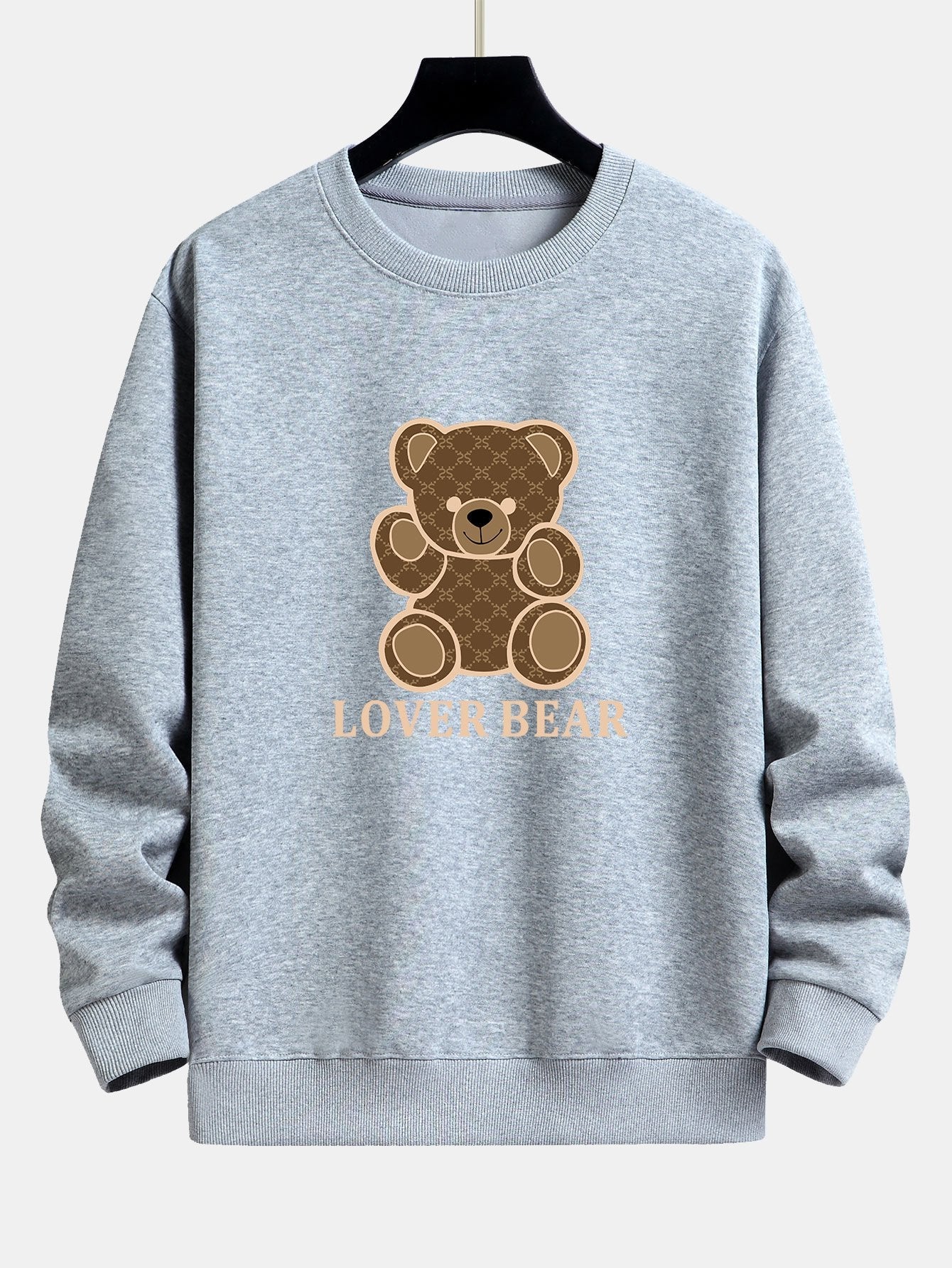 Lover Bear Print Relax Fit Sweatshirt