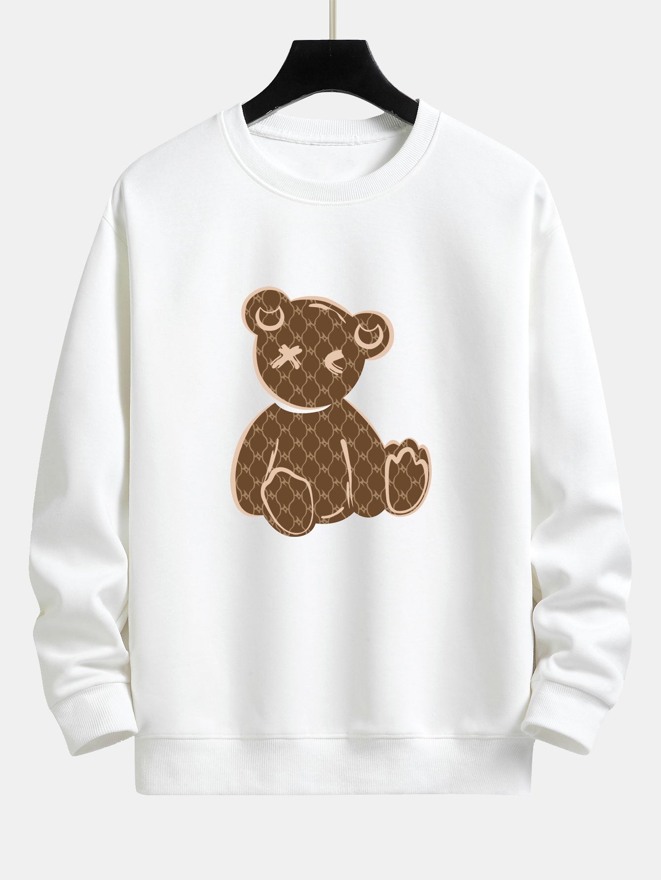 Bear Print Relax Fit Sweatshirt