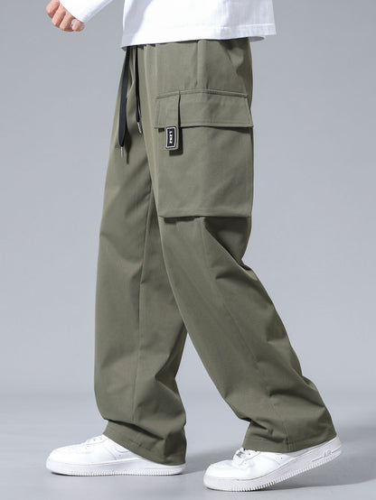 Drawstring Cargo Pants