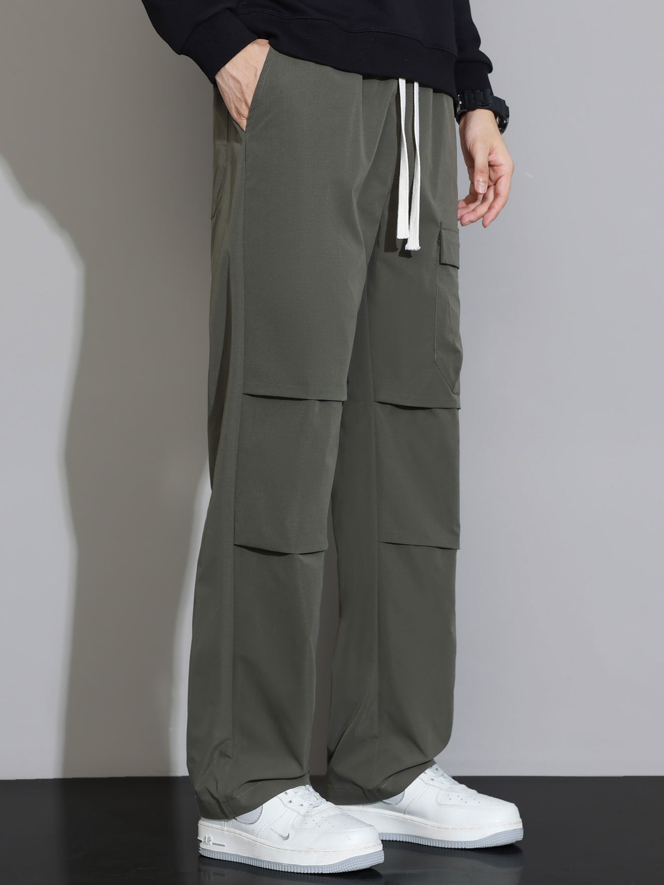 Straight Leg Drawstring Pants