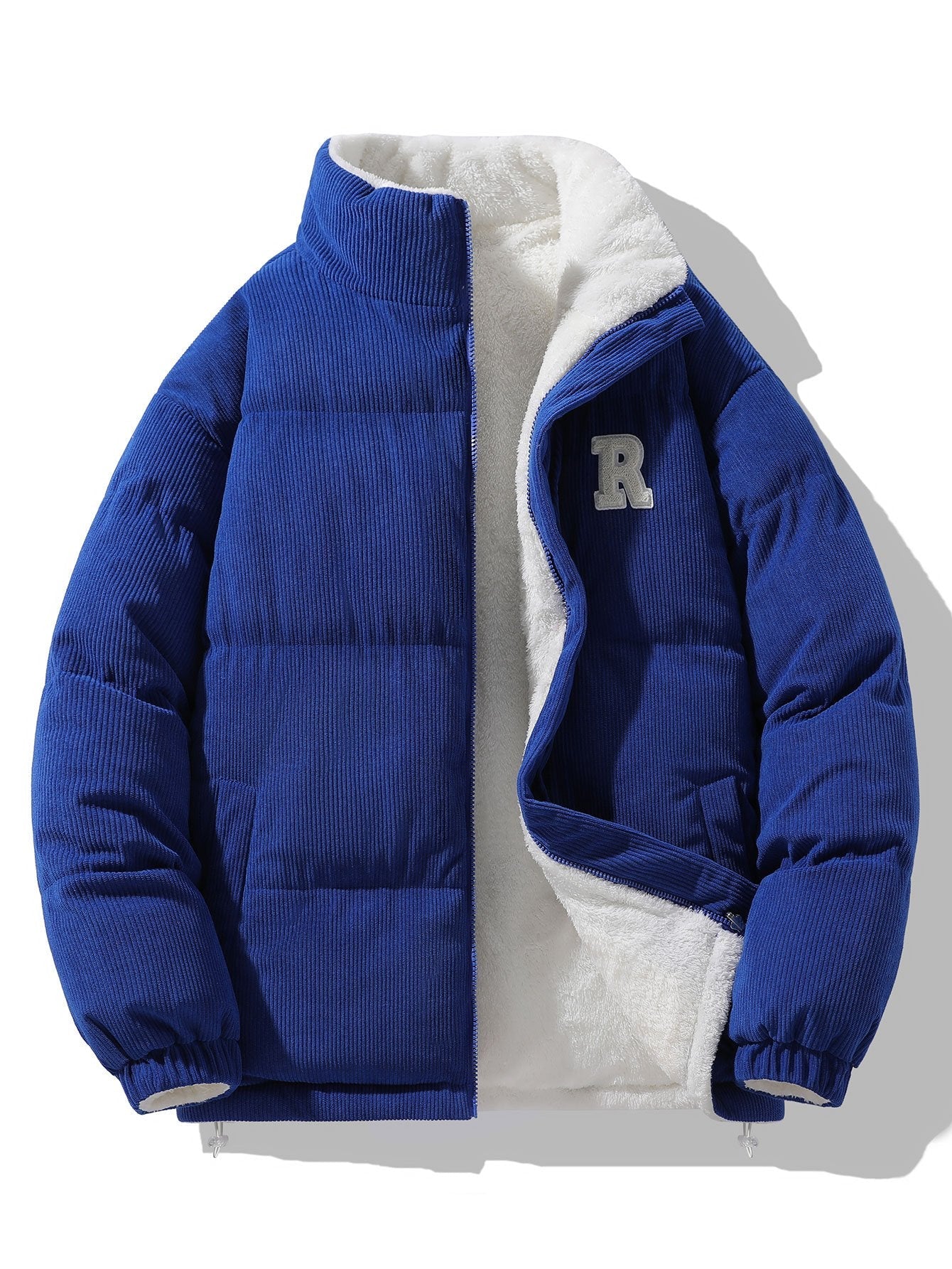 Reversible Teddy Fleece Corduroy Coat