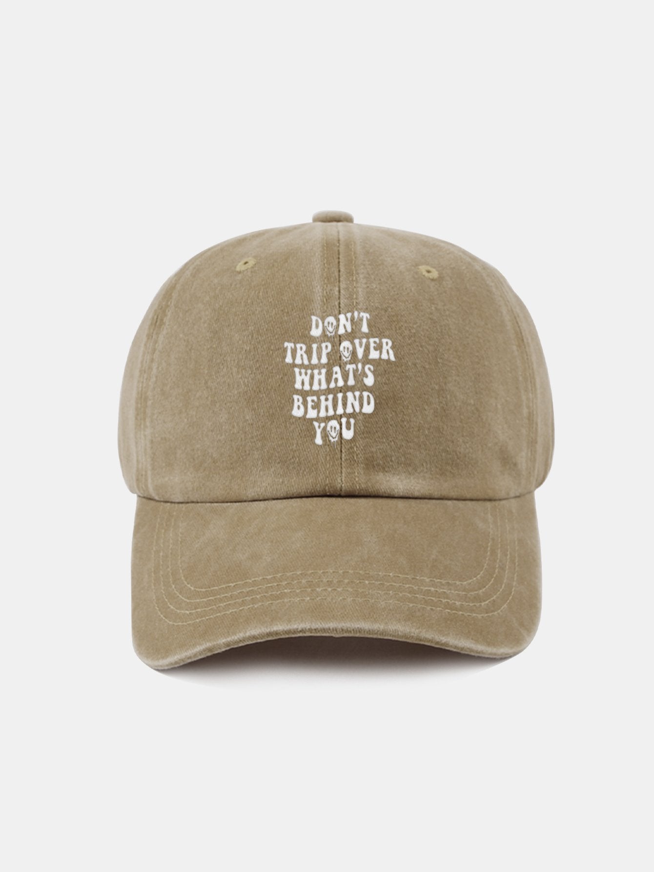 Personalized Slogan Classic Retro Washed Cotton Baseball Cap