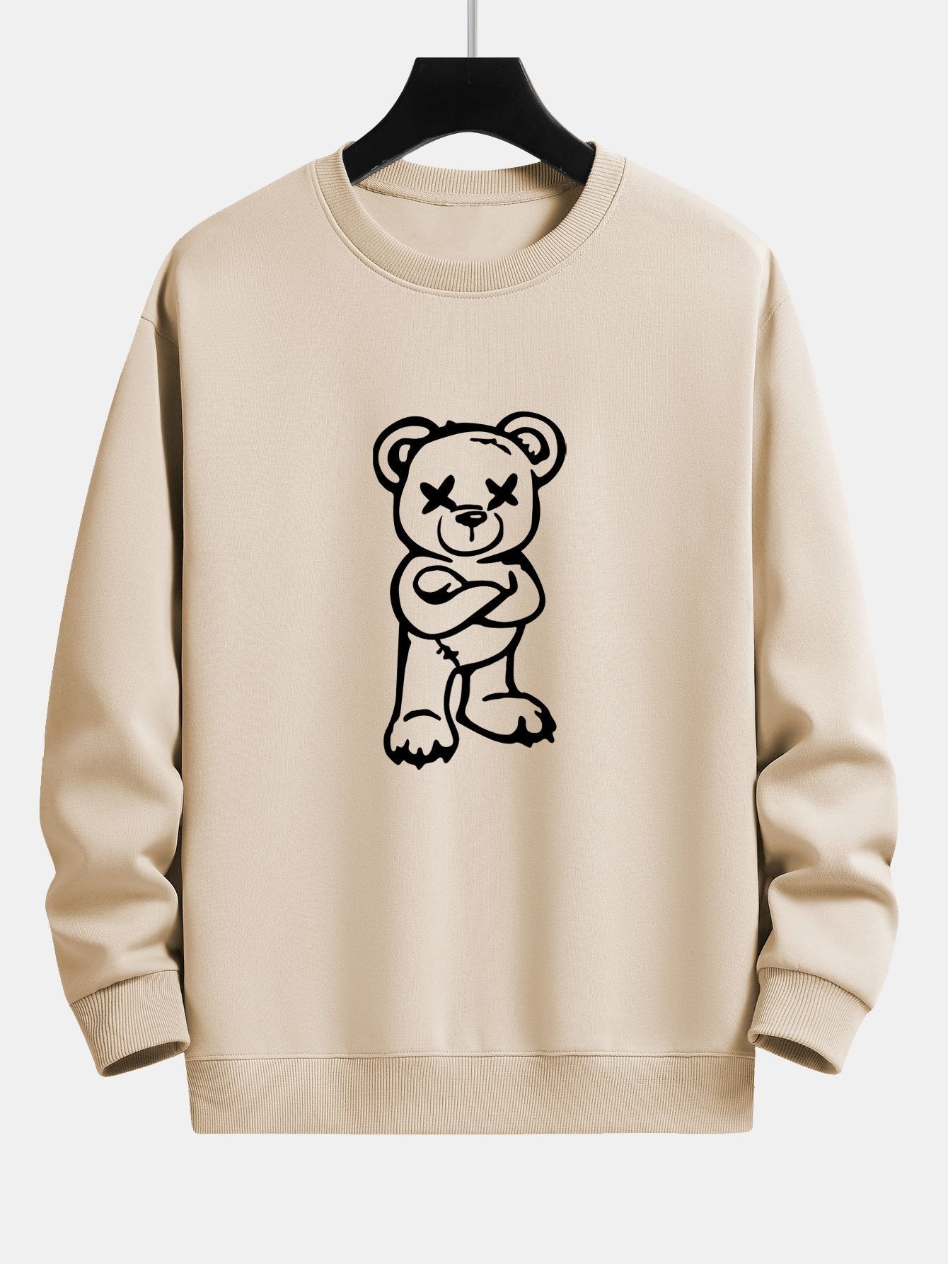 Bear Print Relax Fit Sweatshirt