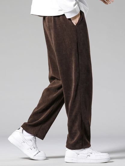 Straight Leg Corduroy Pants