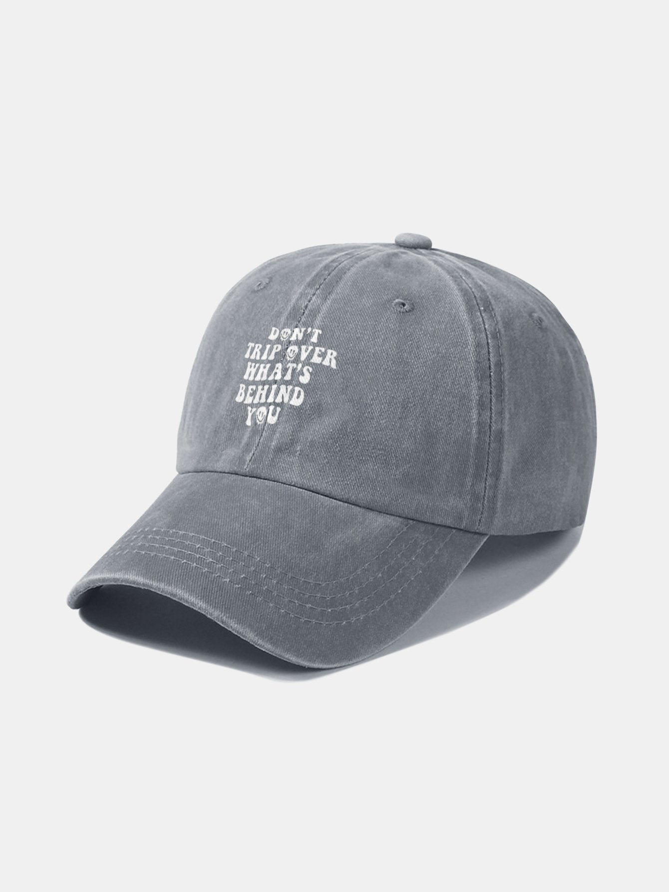 Personalized Slogan Classic Retro Washed Cotton Baseball Cap