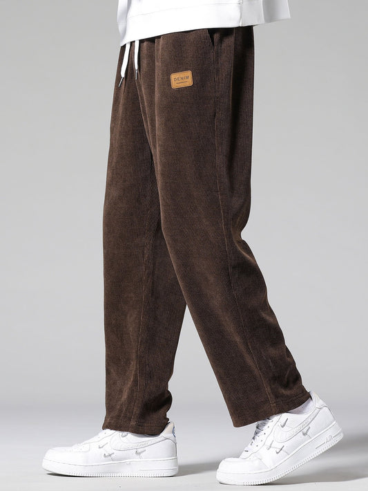 Straight Leg Corduroy Pants