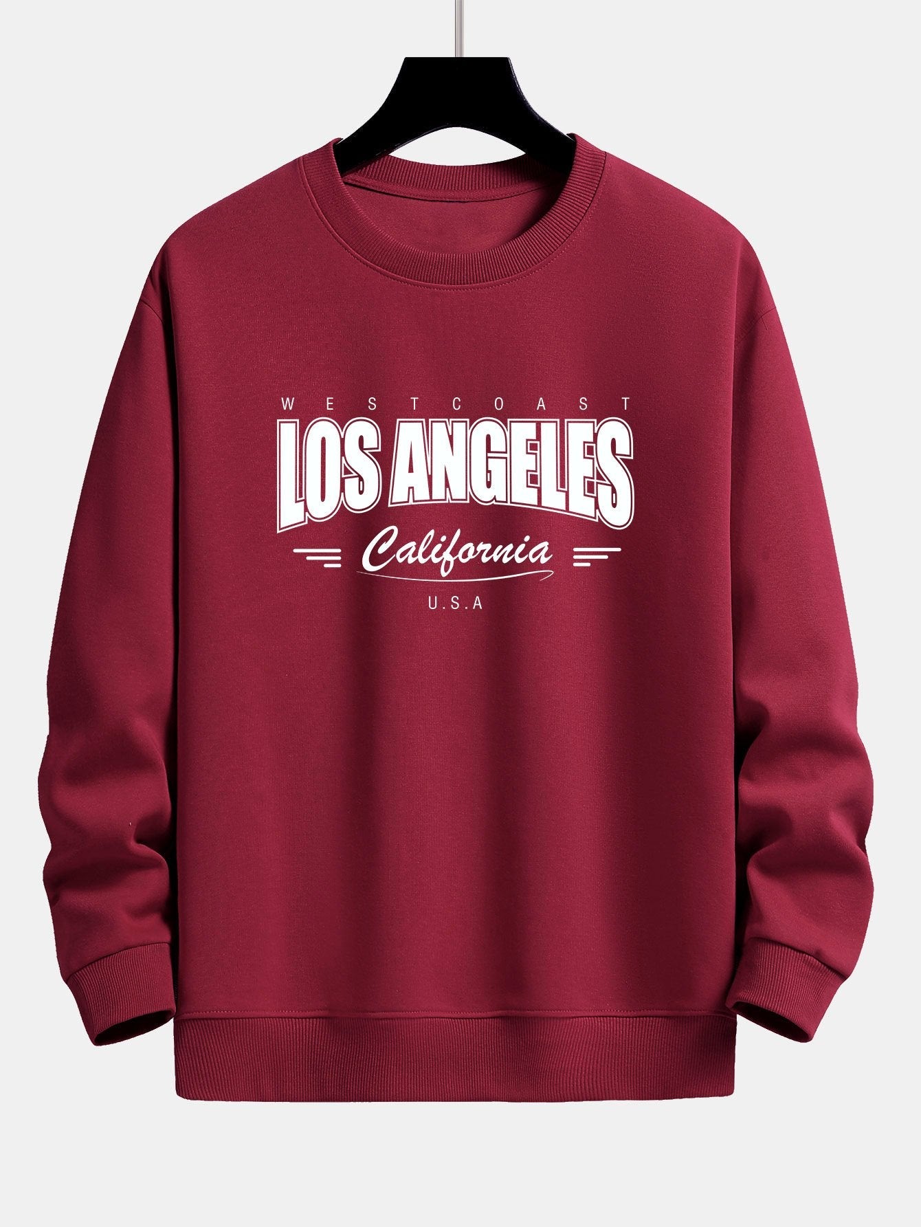 Los Angeles Print Relax Fit Sweatshirt