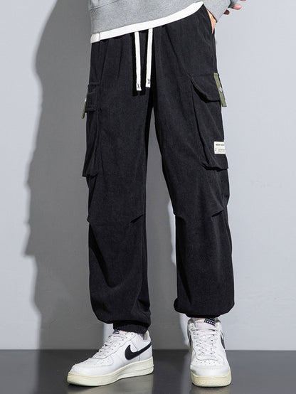 Corduroy Cargo Jogging Pants