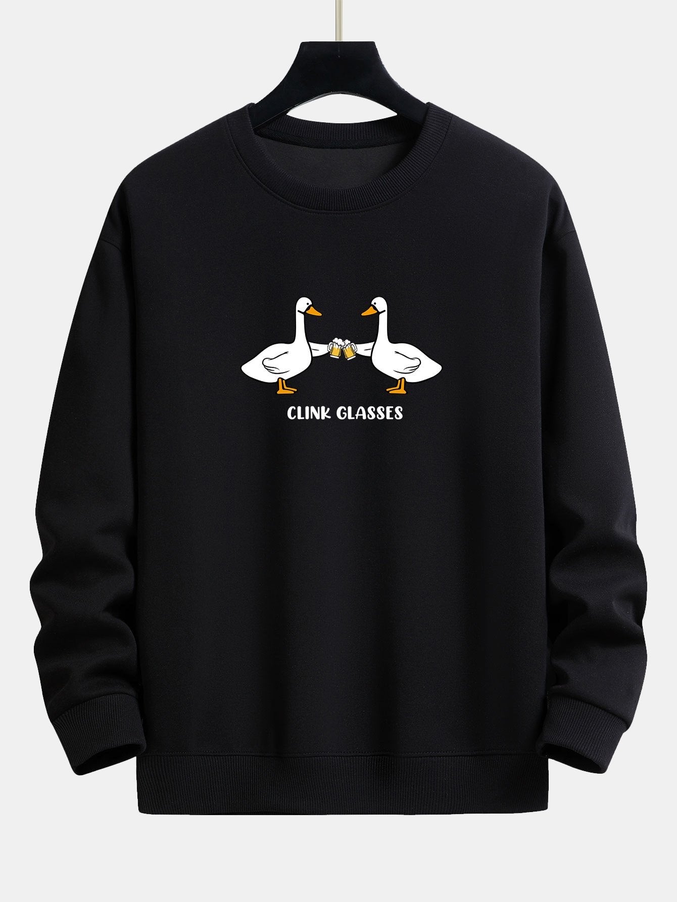 Cheers Goose Print Relax Fit Sweatshirt