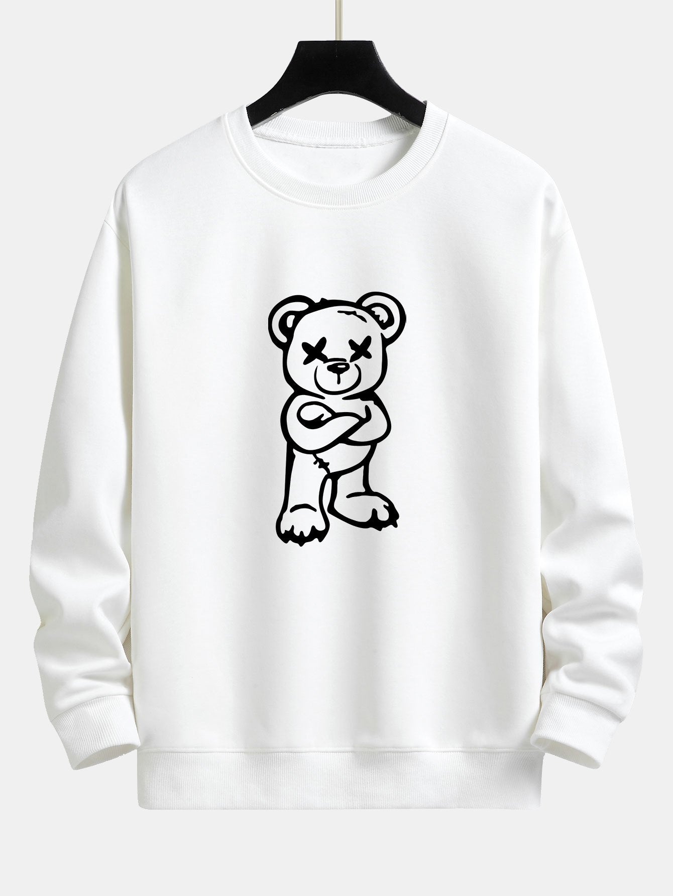 Bear Print Relax Fit Sweatshirt