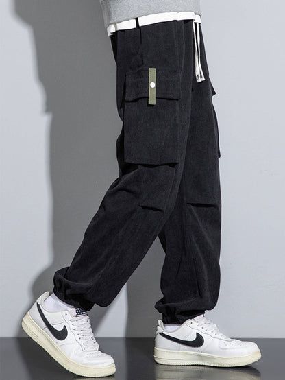 Corduroy Cargo Jogging Pants