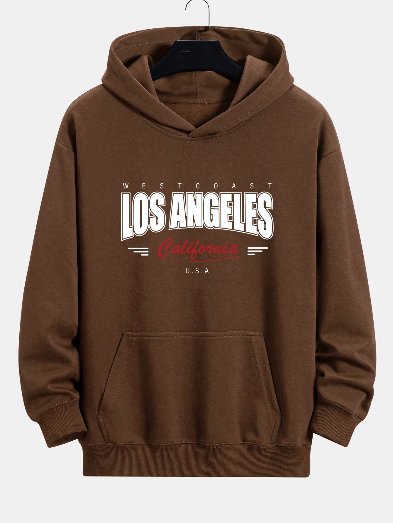 Los Angeles Print Relax Fit Hoodie