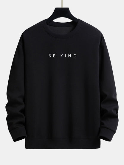 Be Kind Print Relax Fit Sweatshirt