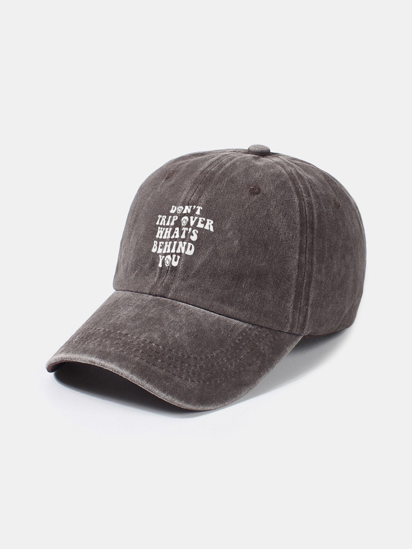 Personalized Slogan Classic Retro Washed Cotton Baseball Cap