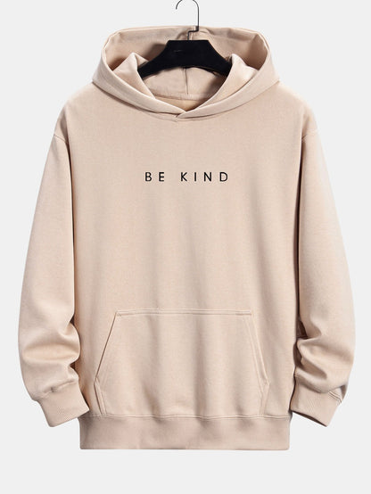 Be Kind Print Relax Fit Hoodie