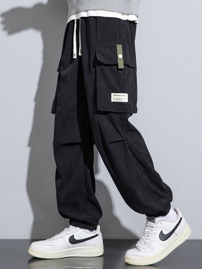 Corduroy Cargo Jogging Pants