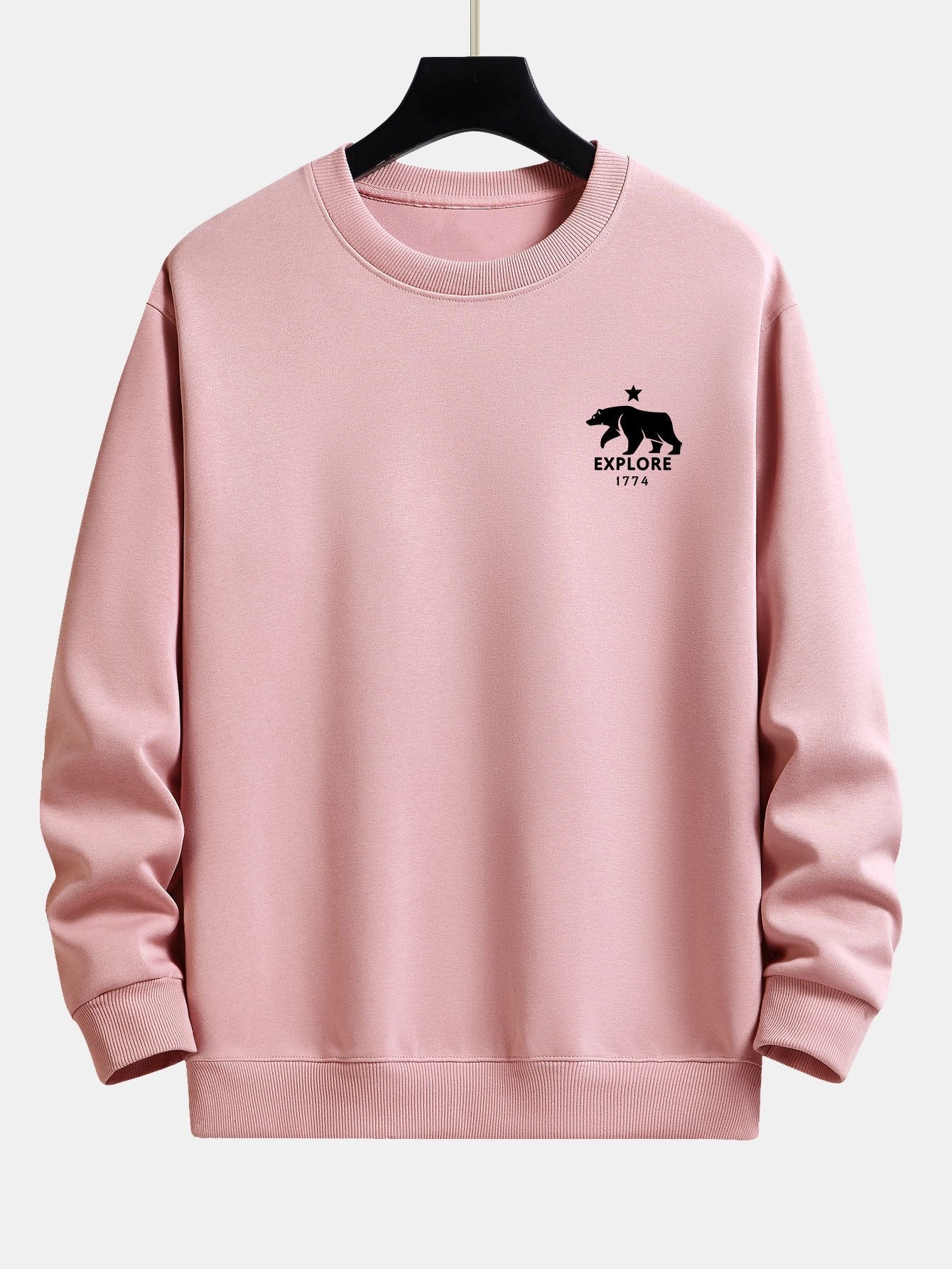 Explore Polar Bear Print Relax Fit Sweatshirt