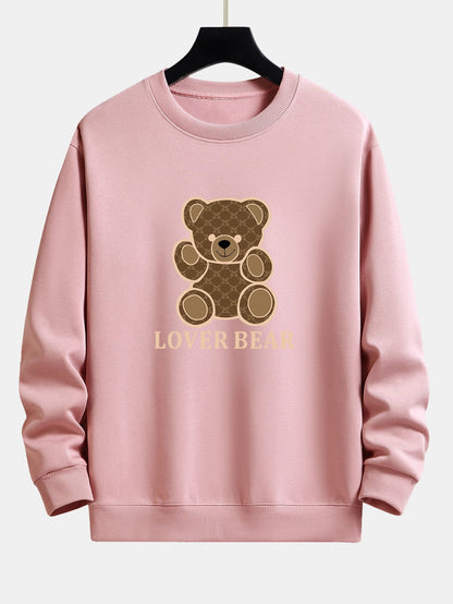 Lover Bear Print Relax Fit Sweatshirt