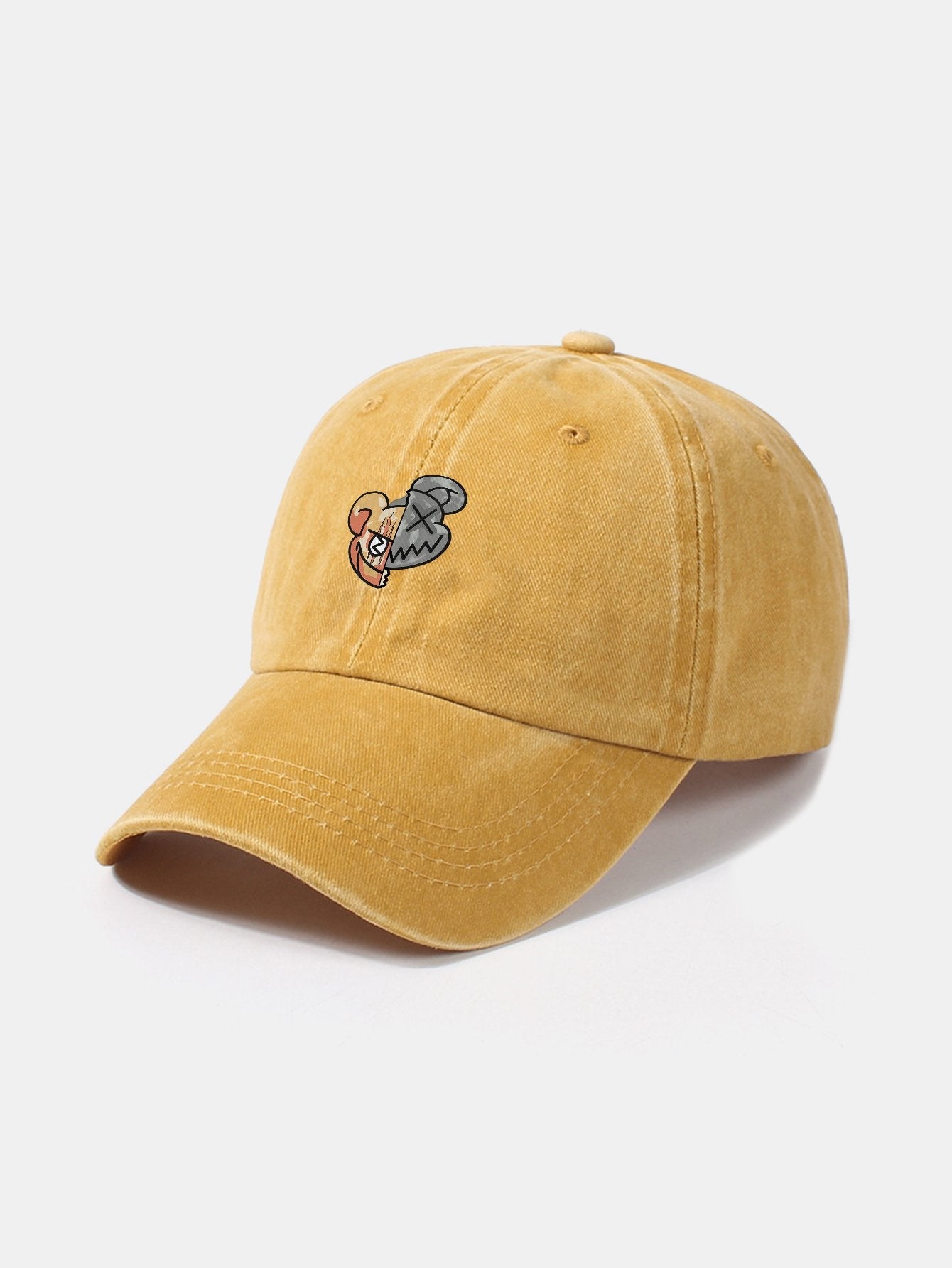 Bear Cartoon Pattern Casual Style Baseball Cap