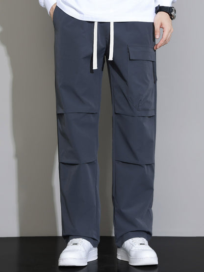 Straight Leg Drawstring Pants